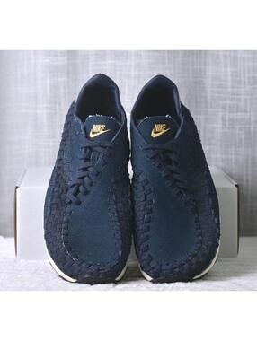 New! Size: 13.5 Women | Nike Women Air Footscape Woven 'Dark Denim | HF1759-400